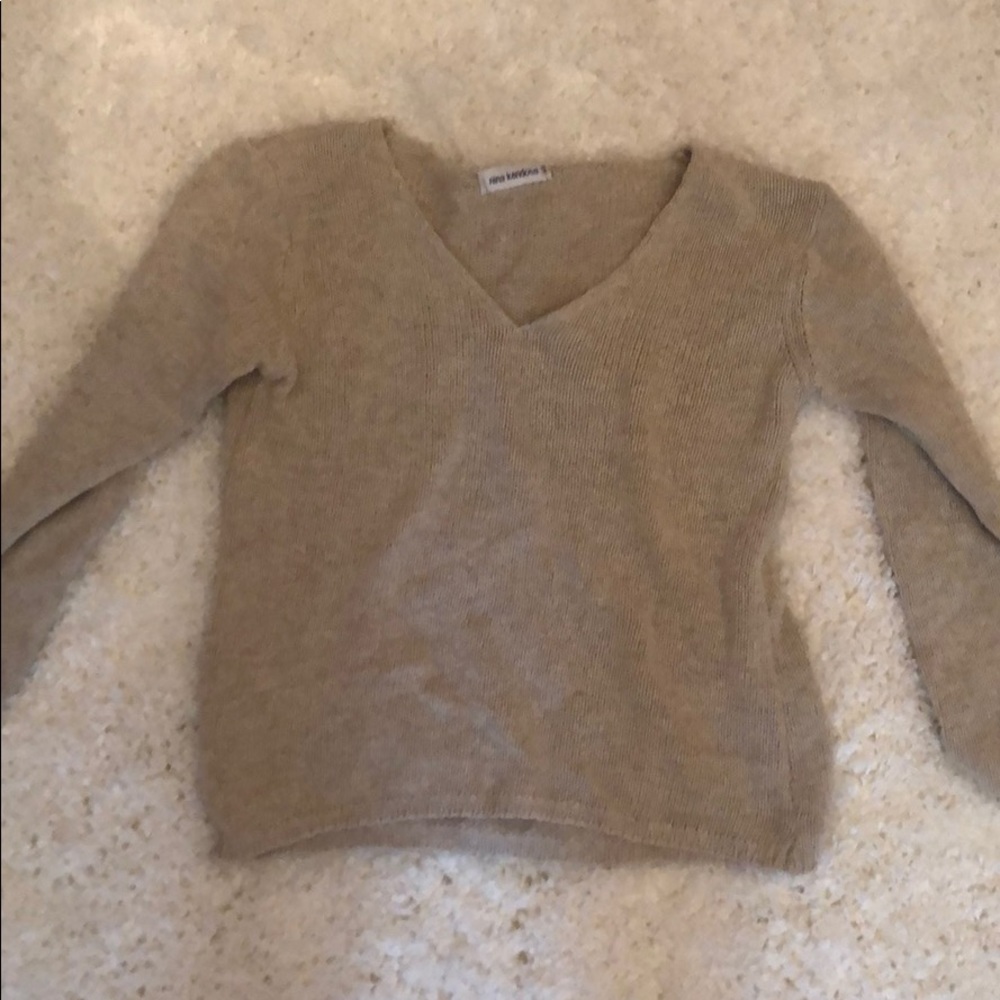 Tan sweater